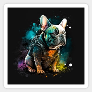 French Bulldog Puppy Frenchy doggy dog Sci-fi Sticker